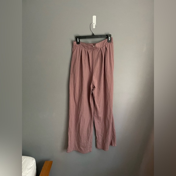 Free People Beach Roxanne Blossom Wide Leg Pleated Pants Size Medium - Picture 3 of 6